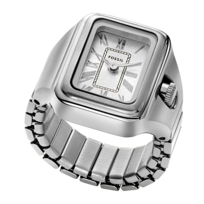 Fossil Raquel Watch Ring Two-Hand Stainless Steel - ES5344