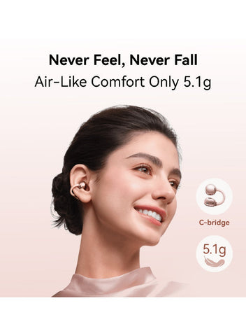 HUAWEI FreeClip 2 Wireless Earphones, Bluetooth Earbuds, Airy C-bridge Design, Adaptive Open-ear Listening, Crystal-clear Calls, 38 Hours Long Battery Life, Compatible with iOS & Android, IP57, Blue | Best Price UAE | Dubai, Abu Dhabi