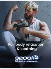 RENPHO RENPHO Massage Gun Deep Tissue Electric Handheld Massager Gun - Black | Best Price UAE | Dubai, Abu Dhabi