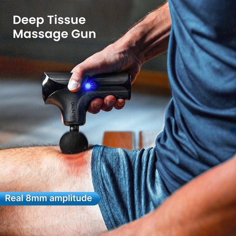 Mini Massage Gun, RENPHO Handheld Portable Electric Body Massager，Deep Tissue Percussion Muscle Massage Gun for Athletes with 5 Speeds, Ultra Small & Quiet Massagers for Home Office Gym