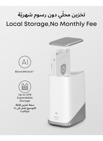 eufy Security eufyCam S3 Pro 2-Cam Kit Solar Security Camera Outdoor Wireless with Solar Panel, Colour Night Vision, 4K, Forever Power 2.0, Face Recognition AI, Expandable Local Storage No Monthly Fee