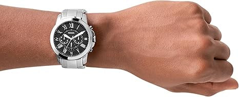 Fossil Mens Quartz Watch, Chronograph and Stainless Steel