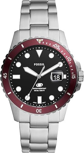 Fossil Blue Dive Three-Hand Date Stainless Steel Watch style FS6013