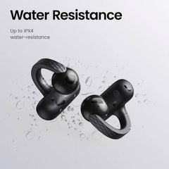 New Amazfit Up Headphones OWS Open Ear Wireless Earbuds with Bluetooth 5.3, Easy Touch Control, IPX 4 Water Resistant, AI Background Noise Reduction,Earphones Orginal Black