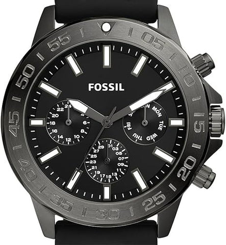 Fossil BQ2711 Mens Bannon Watch, Black, BQ2711-AMZUK