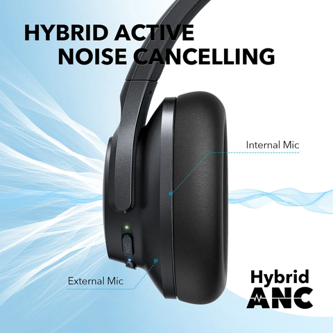 Anker Soundcore Life Q20+ Bluetooth Headphones with Active Noise Cancellation and 40 Hours Playtime