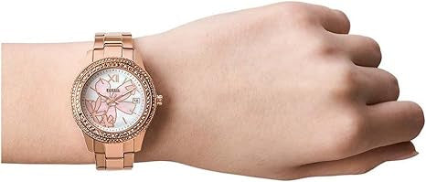 Fossil Women's Stella Three-Hand Date, Stainless Steel Watch with a 37mm case size