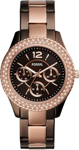 Fossil Women's Analog Quartz Watch with Stainless Steel Strap ES4079