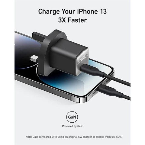 Anker Usb C plug, 511 Charger (Nano 3), USB C GaN Charger, PIQ 3.0 PPS Fast Charger, Anker Nano 3 for iPhone 14/14 Pro/14 Pro Max/13 Pro/13 Pro Max, Galaxy, iPad (Cable Not Included)