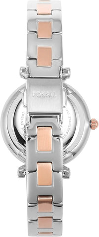 Fossil Carlie Analog Silver Dial Women's Watch-ES5201