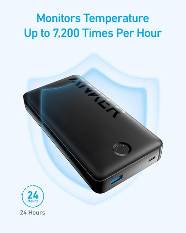 Anker 20,000mAh Power Bank with 15W Fast Charging