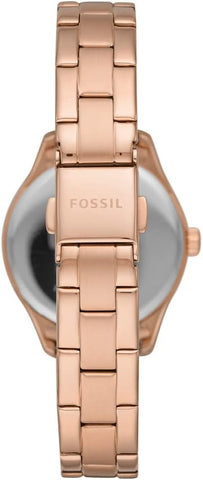 Fossil WOMENS RYE STAINLESS STEEL WATCH BQ3639, ROSE GOLD