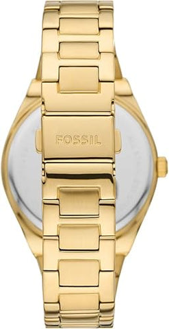 Fossil Scarlette Three-Hand Date Gold-Tone Stainless Steel Watch - ES5299