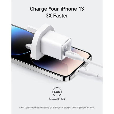 Anker Usb C plug, 511 Charger (Nano 3), USB C GaN Charger, PIQ 3.0 PPS Fast Charger, Anker Nano 3 for iPhone 14/14 Pro/14 Pro Max/13 Pro/13 Pro Max, Galaxy, iPad (Cable Not Included)