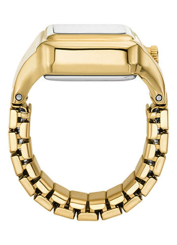 Fossil Raquel Watch Ring Two-Hand Gold-Tone Stainless Steel - ES5343