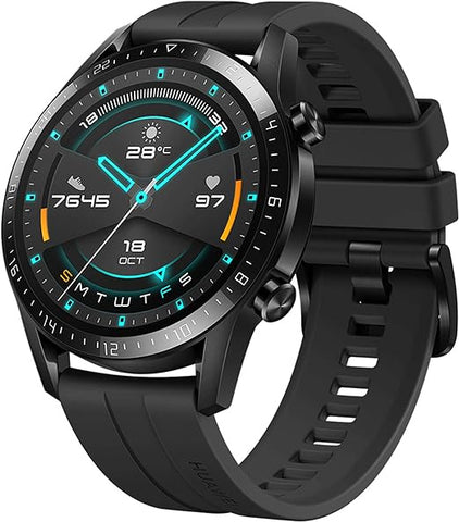 Huawei LTN-B19-BK GT 2 Smart Watch with Fluoroelastomer