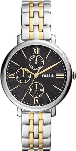 Fossil Women's Jacqueline Multifunction, Stainless Steel Watch, ES5143