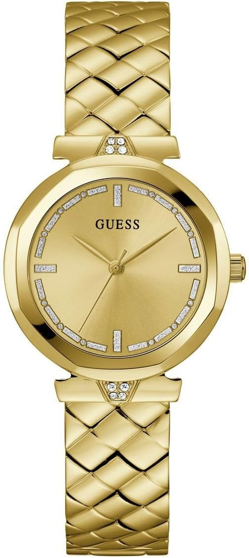 Women Analog Quartz Gold Stainless Steel Case Watch GW0613L2 - 34mm